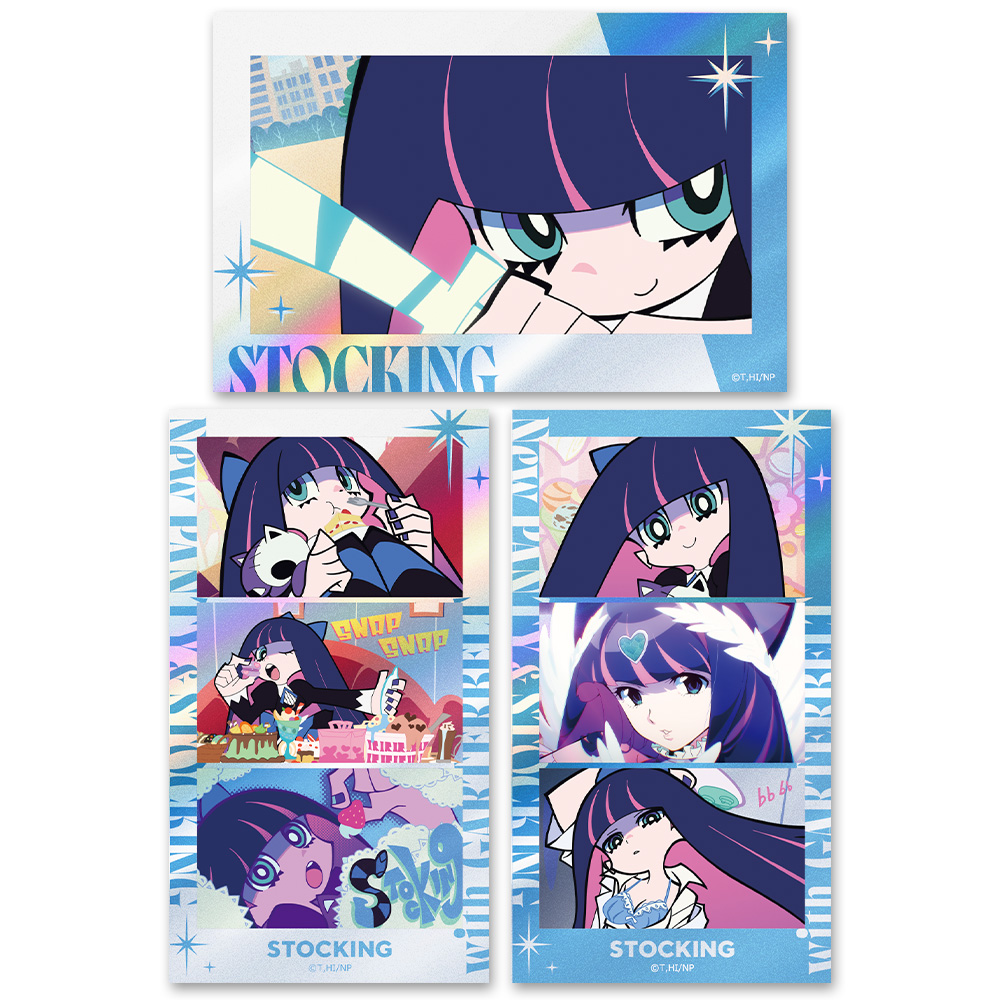 New PANTY & STOCKING with GARTERBELT_サムネイルキラステッカーセット ストッキング