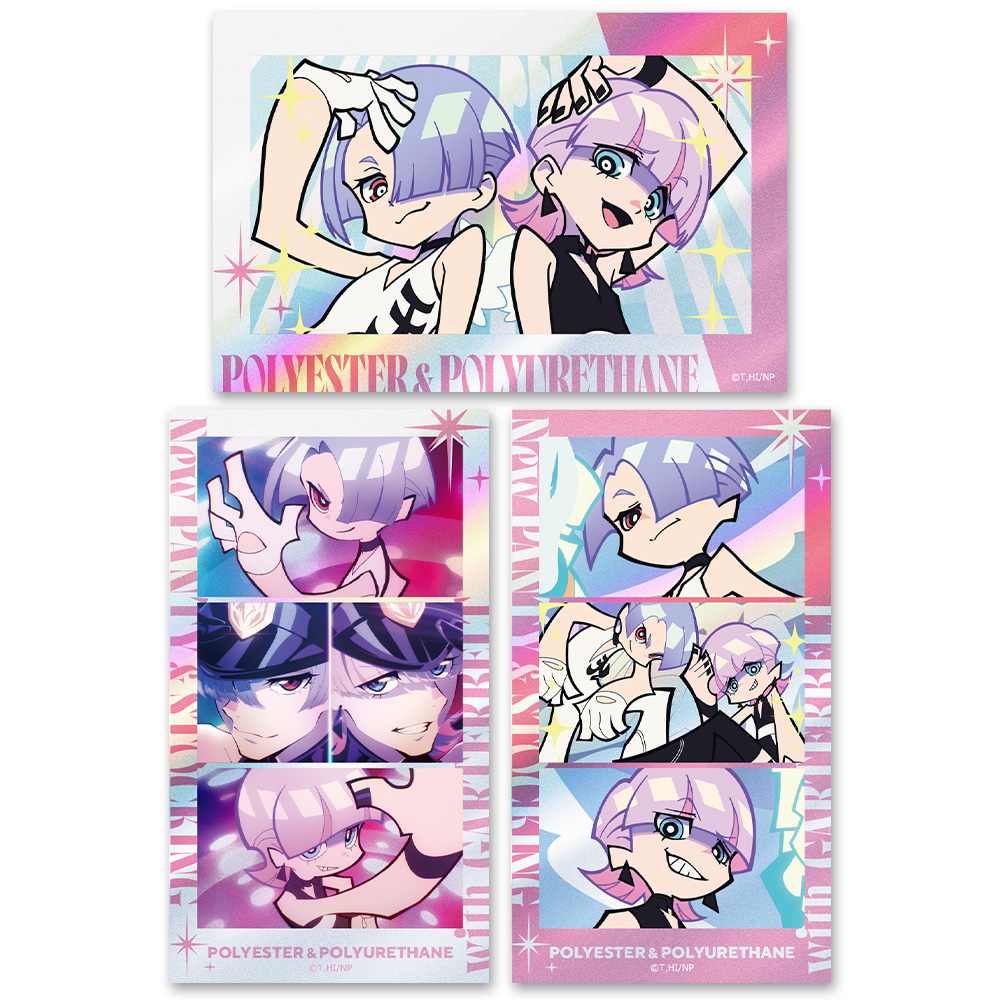 New PANTY & STOCKING with GARTERBELT_サムネイルキラステッカーセット ポリエステル&ポリウレタン