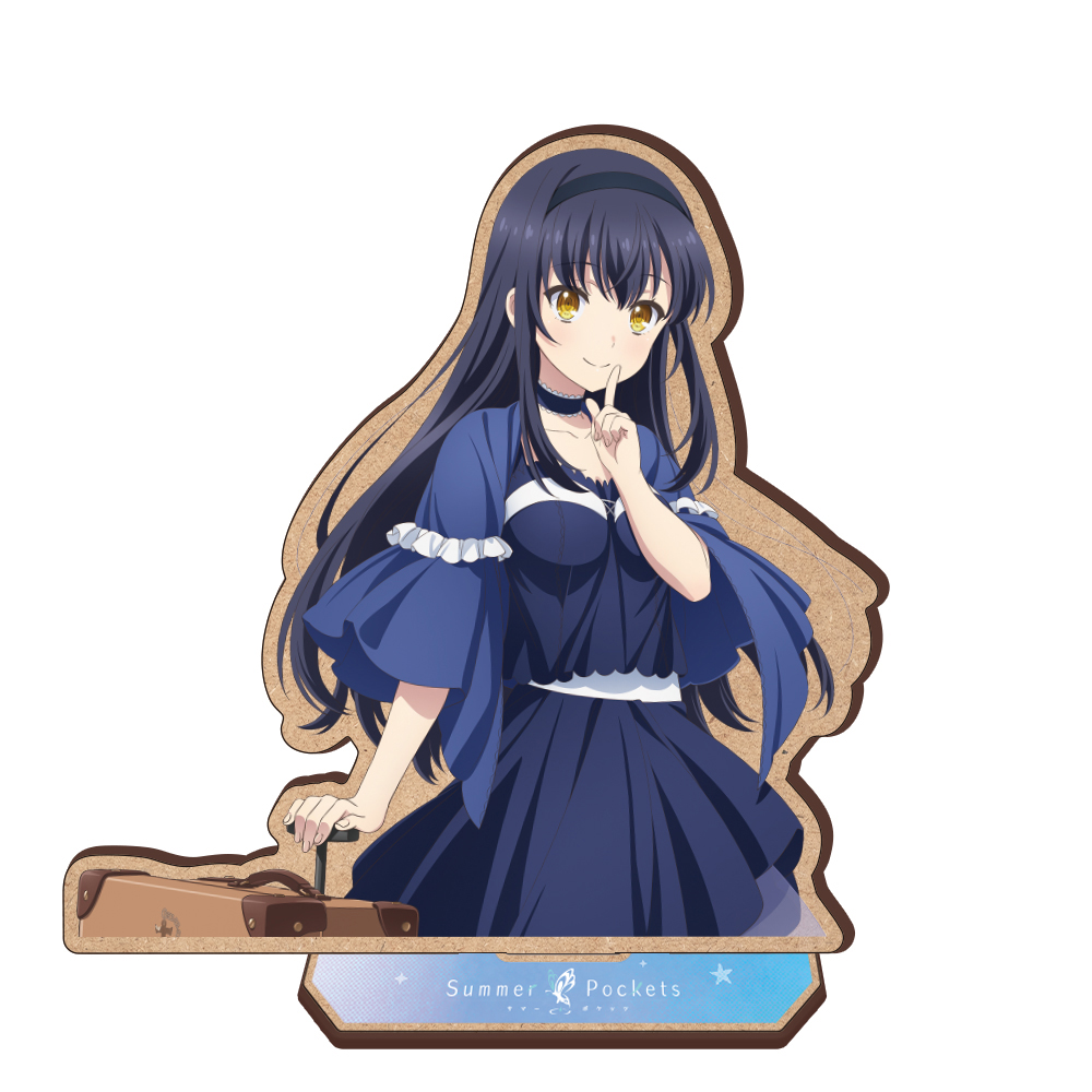 Summer Pockets_木製キャラスタンド 久島鴎