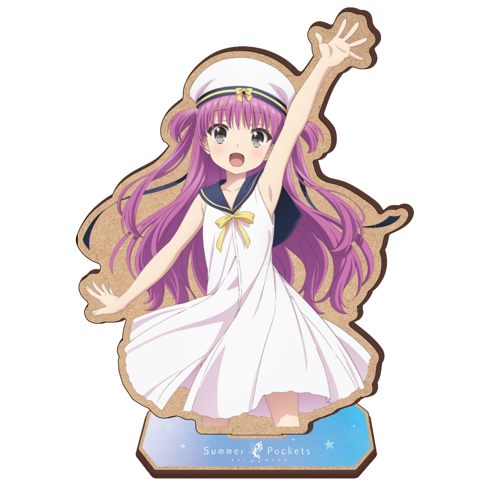 Summer Pockets_木製キャラスタンド 加藤うみ