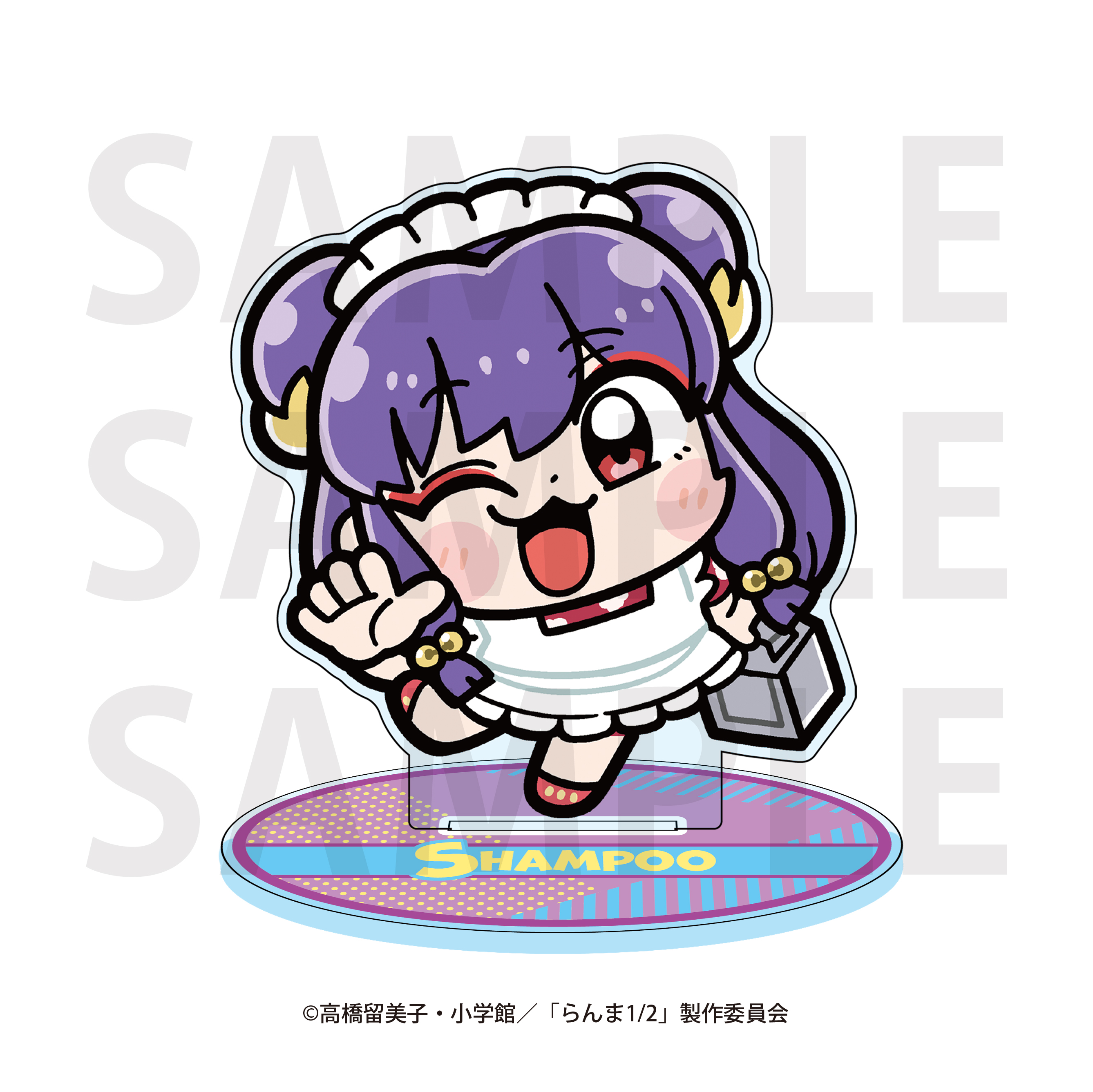 らんま1/2×大川ぶくぶ_ビッグアクリルスタンド シャンプー