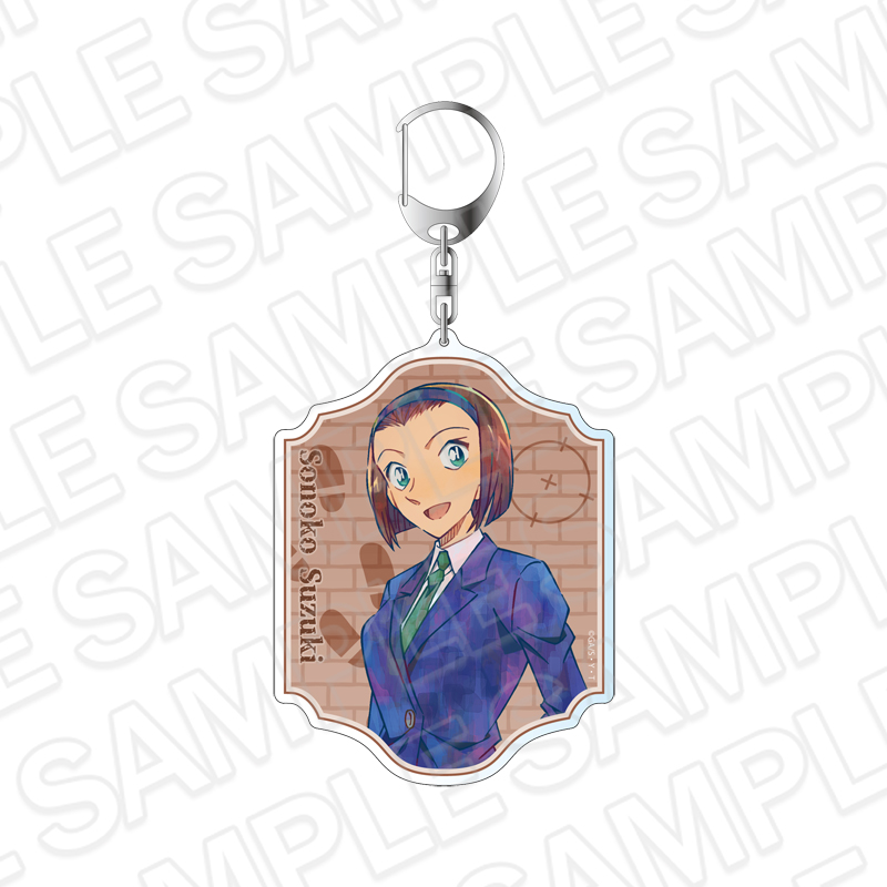 名探偵コナン_ホログラムキーホルダー PALE TONE series 鈴木園子 vol.6