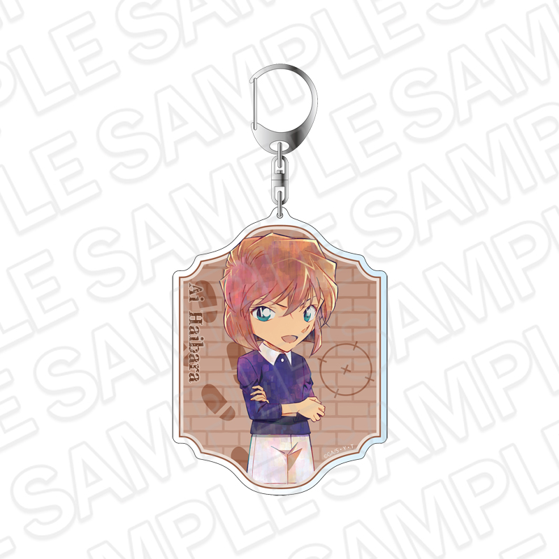 名探偵コナン_ホログラムキーホルダー PALE TONE series 灰原哀 vol.6