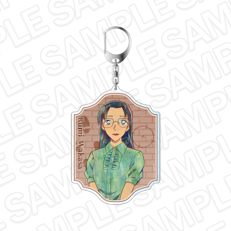 名探偵コナン_ホログラムキーホルダー PALE TONE series 若狭留美 vol.6