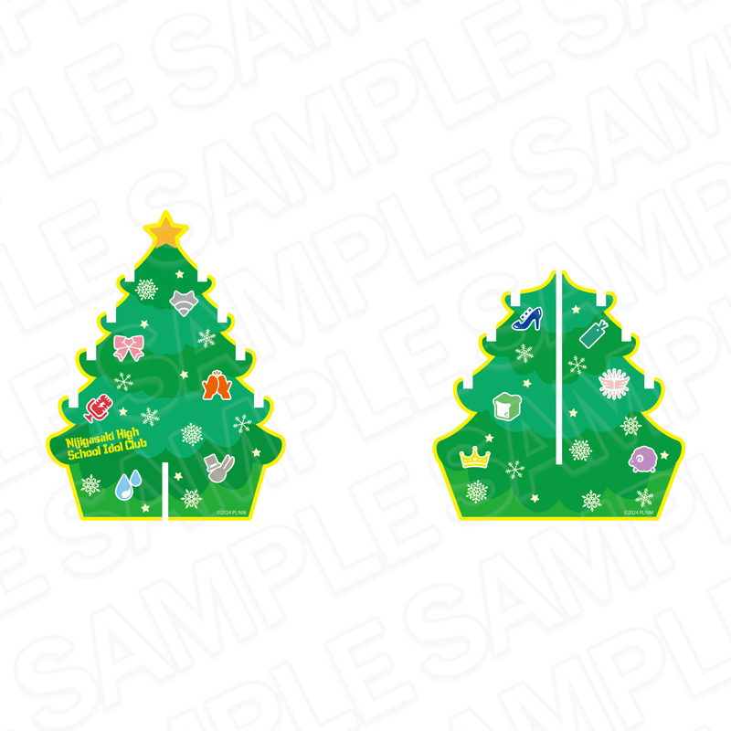 ラブライブ!虹ヶ咲学園スクールアイドル同好会_チャーム付きアクリルツリー サンタ風衣装 ver.