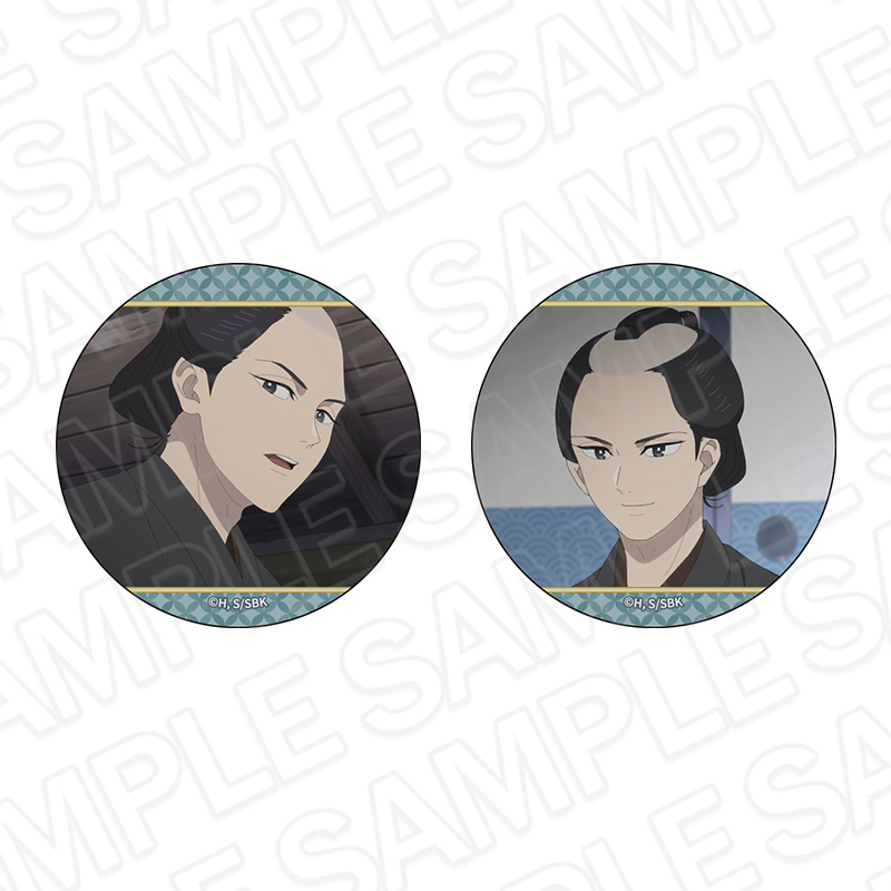 しゃばけ_ホログラムカンバッジセット 仁吉