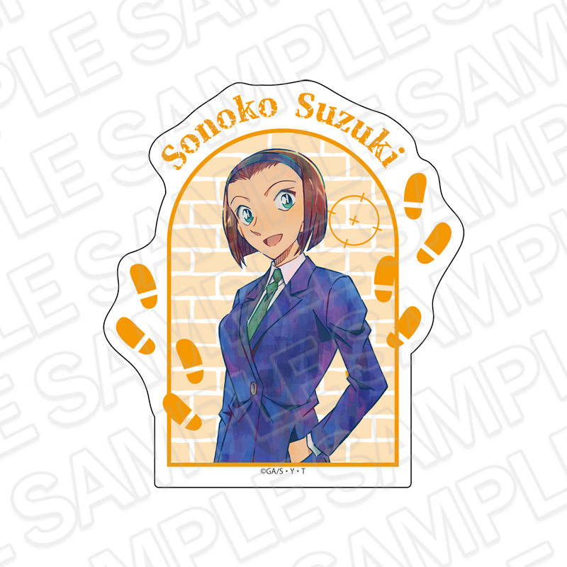 名探偵コナン_ダイカットステッカー PALE TONE series 鈴木園子 vol.6