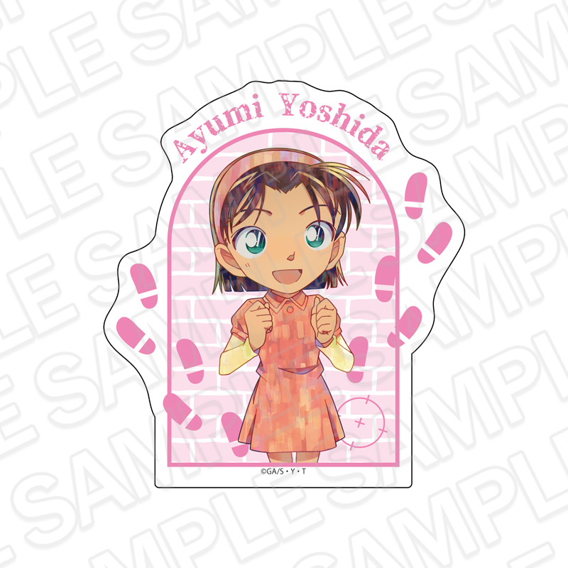 名探偵コナン_ダイカットステッカー PALE TONE series 吉田歩美 vol.6