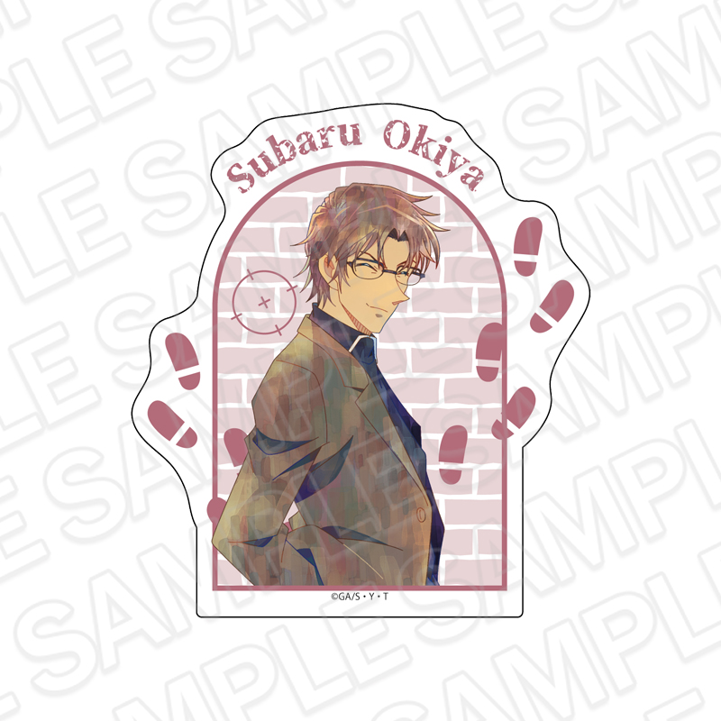 名探偵コナン_ダイカットステッカー PALE TONE series 沖矢昴 vol.6