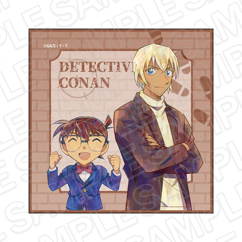 名探偵コナン_ミニタオル PALE TONE series 江戸川コナン&安室透 vol.6