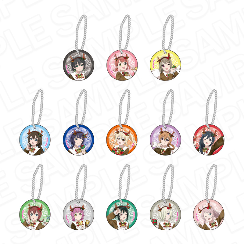 ラブライブ!虹ヶ咲学園スクールアイドル同好会_アクリルミニチャーム トナカイ風衣装 ver.　【コンプリートOPP／13個入り】