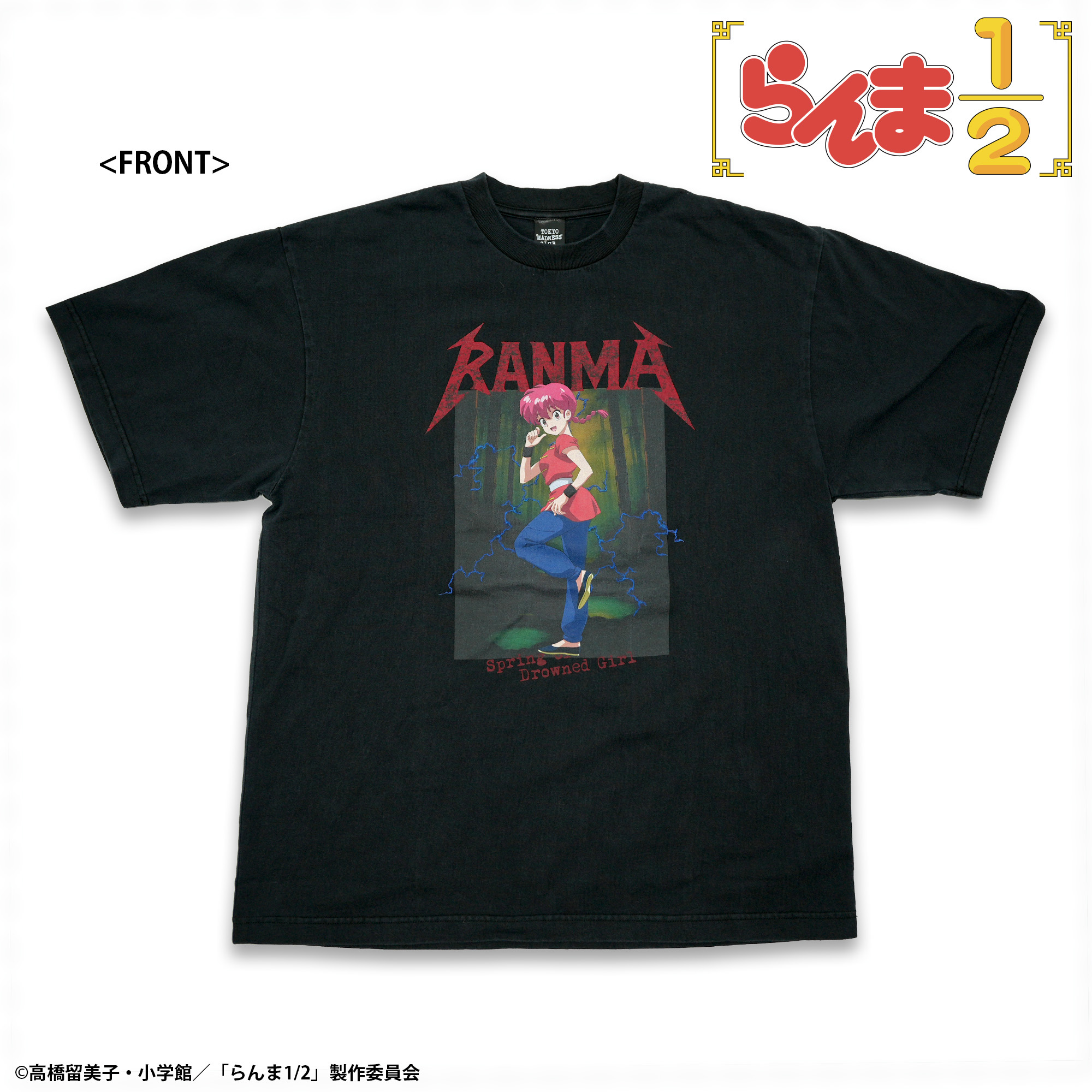 らんま1/2_Mサイズ_TOKYO MADNESS CLUB メタルTシャツ らんま