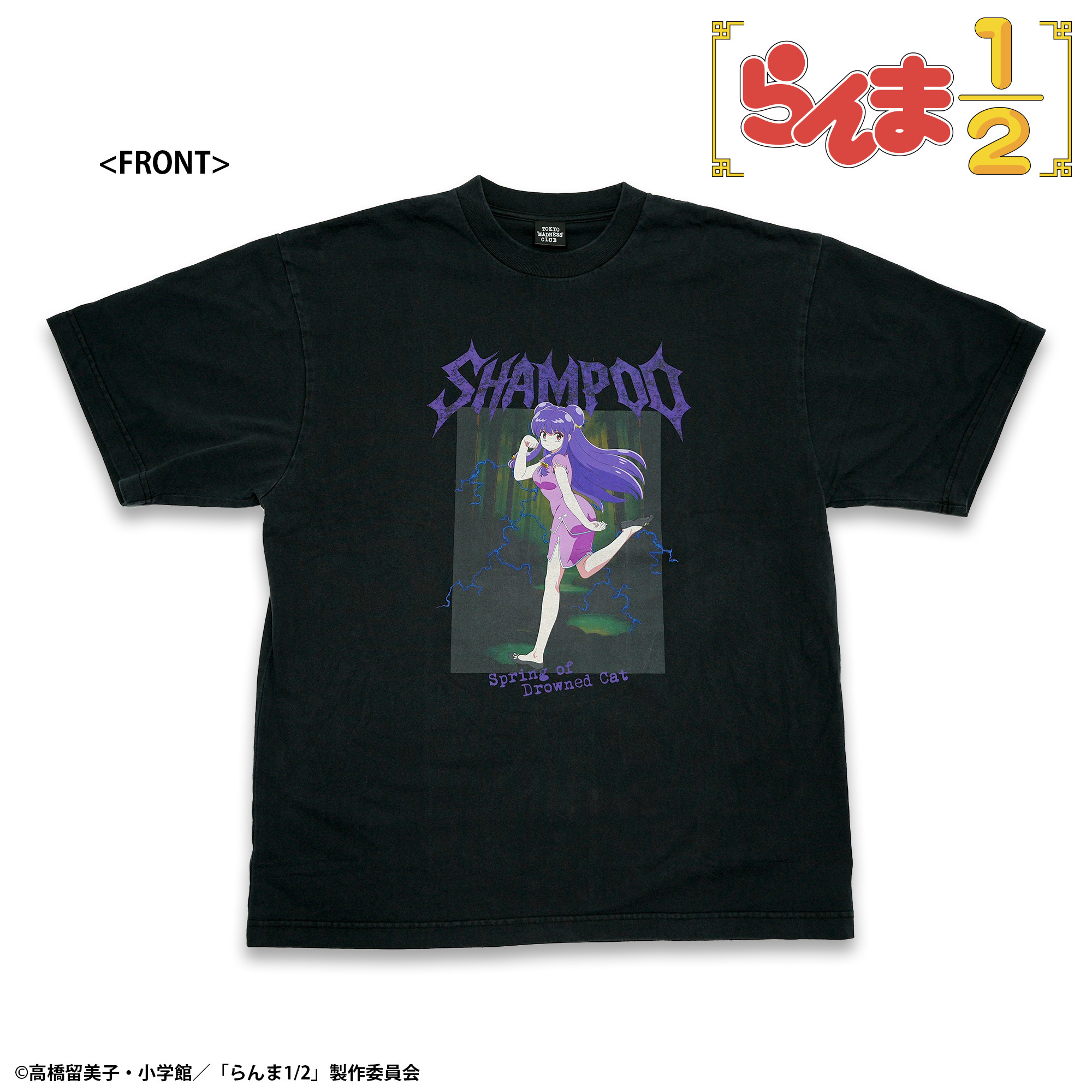 らんま1/2_Lサイズ_TOKYO MADNESS CLUB メタルTシャツ シャンプー