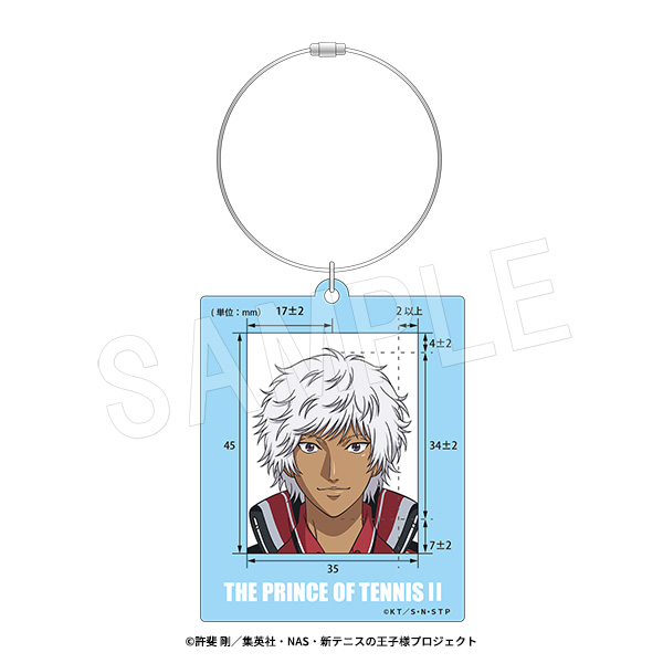 新テニスの王子様_パスポート用写真ガイドキーホルダー 種ヶ島修二