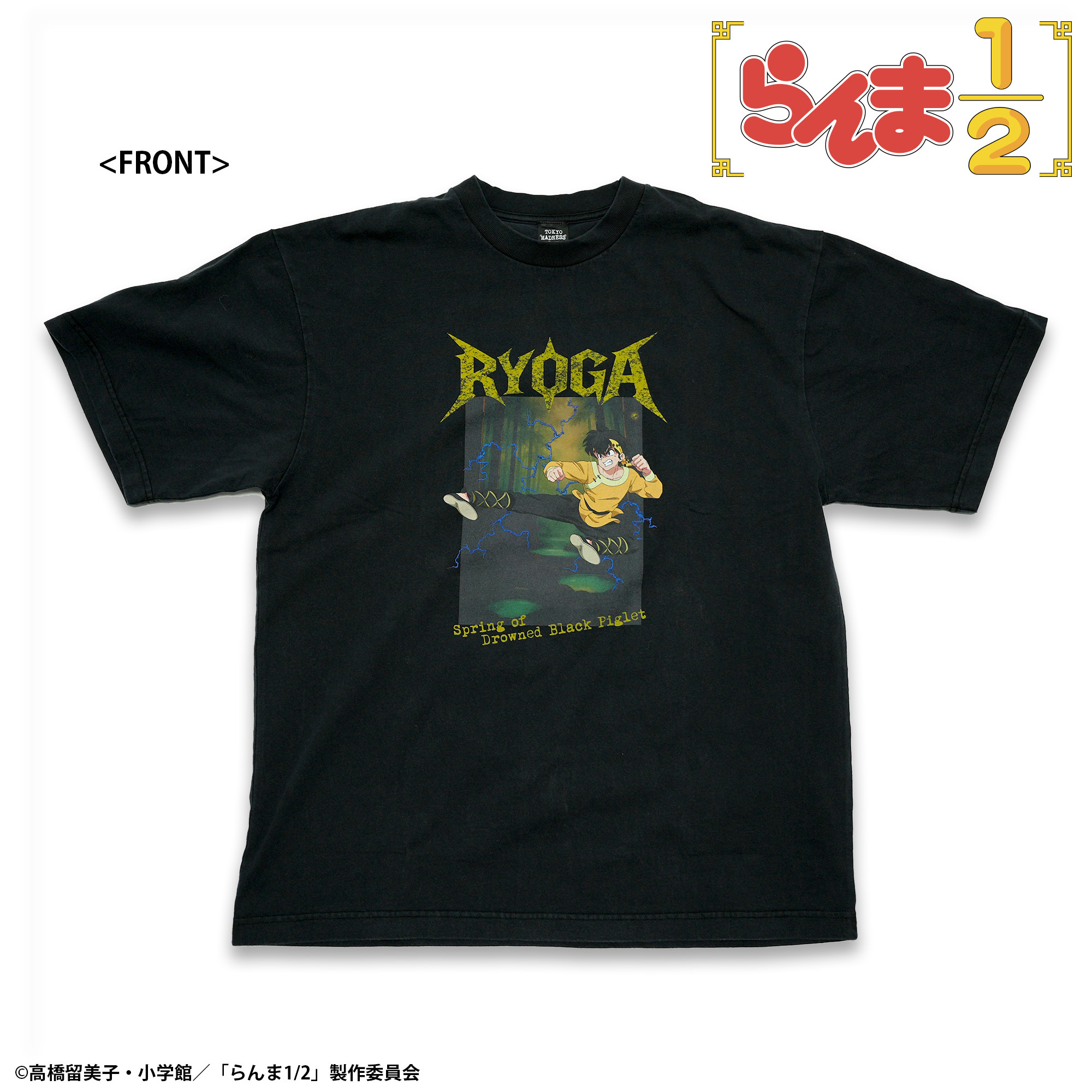 らんま1/2_XLサイズ_TOKYO MADNESS CLUB メタルTシャツ 響良牙