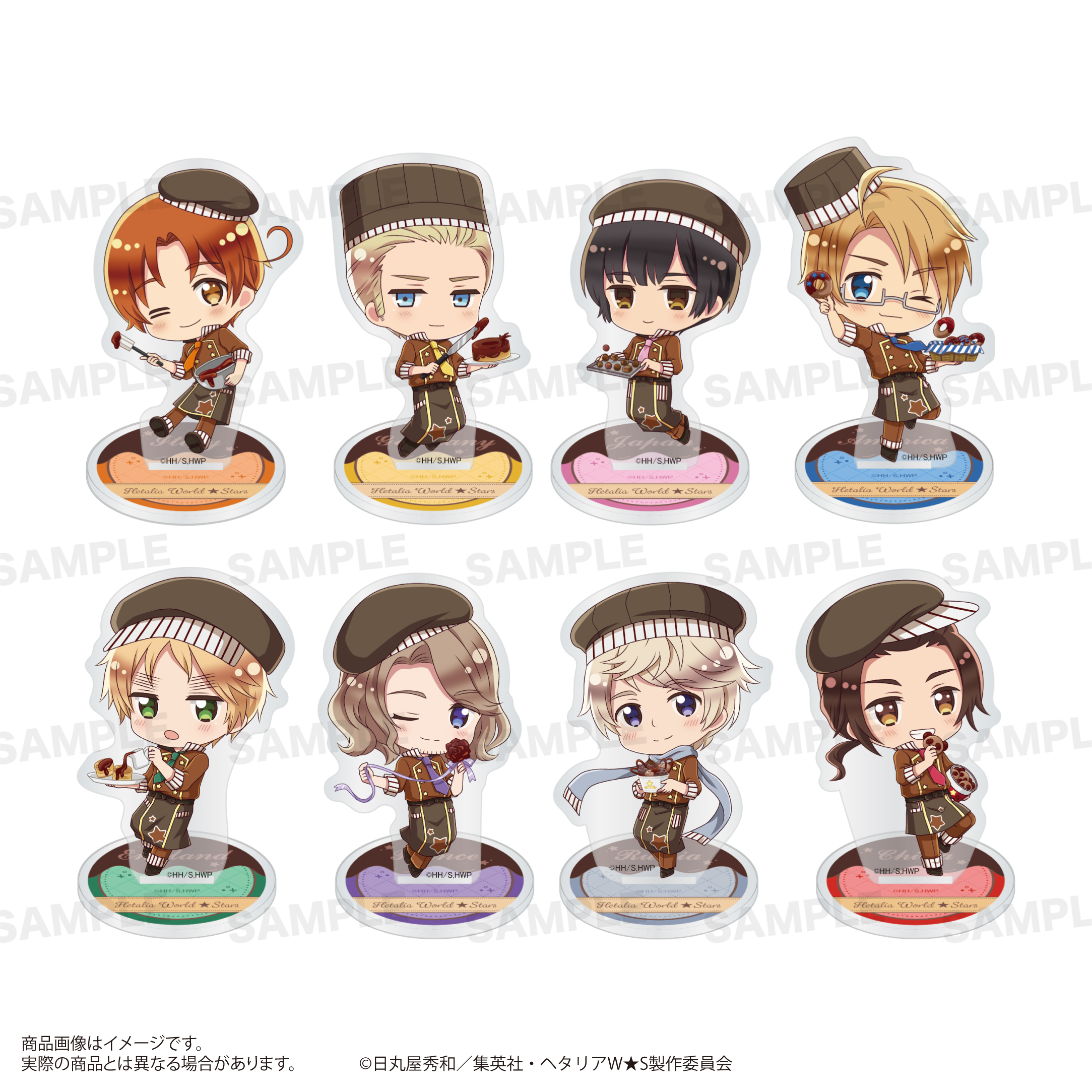 ヘタリア World☆Stars_トレーディングアクリルスタンド（きゃらほっ