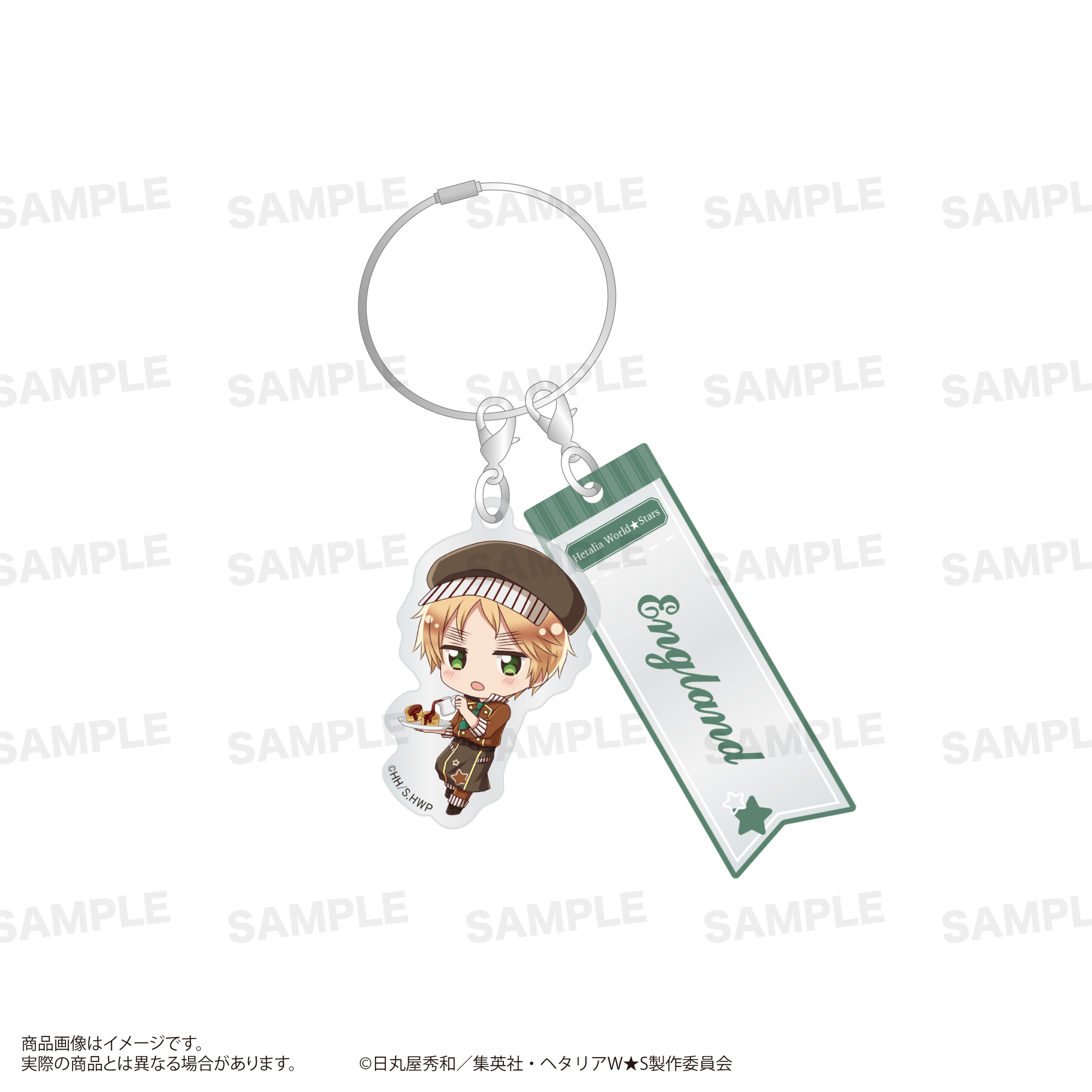 ヘタリア World★Stars_ワイヤーアクリルキーホルダー（きゃらほっぴん！）ショコラティエver. イギリス