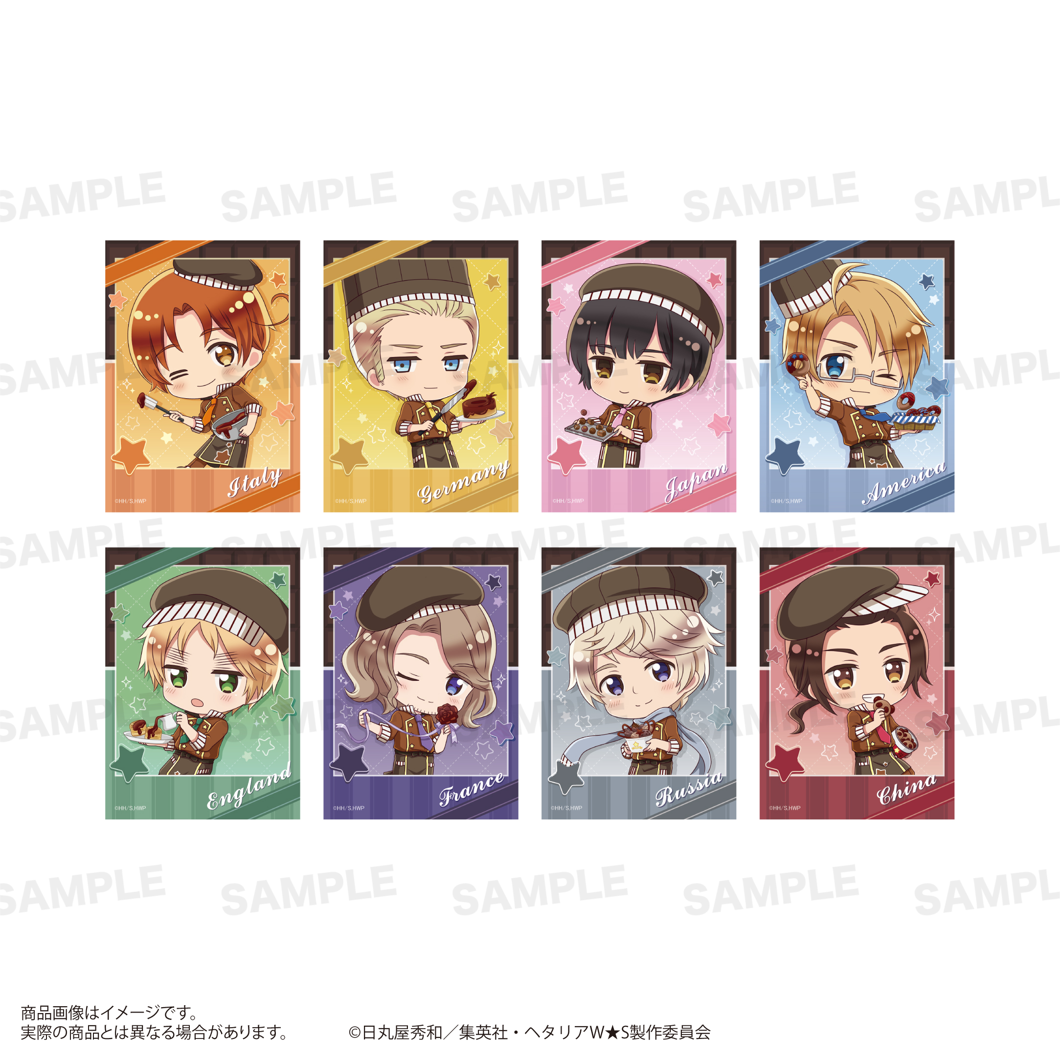 ヘタリア World☆Stars_ミニカードセット（きゃらほっぴん