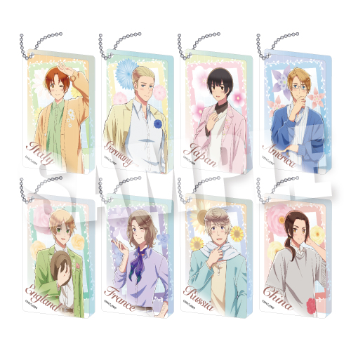 ヘタリア World☆Stars_トレーディングアクリルブロックキーホルダー