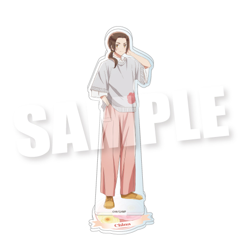 ヘタリア World☆Stars_アクリルスタンド パステルフラワーコーデVer. 中国