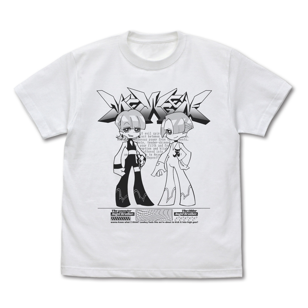 New PANTY & STOCKING with GARTERBELT_Mサイズ_ポリエステル＆ポリウレタン Tシャツ/WHITE