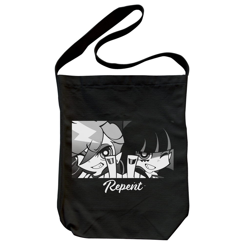 New PANTY & STOCKING with GARTERBELT_パンティ＆ストッキング ショルダートート/BLACK