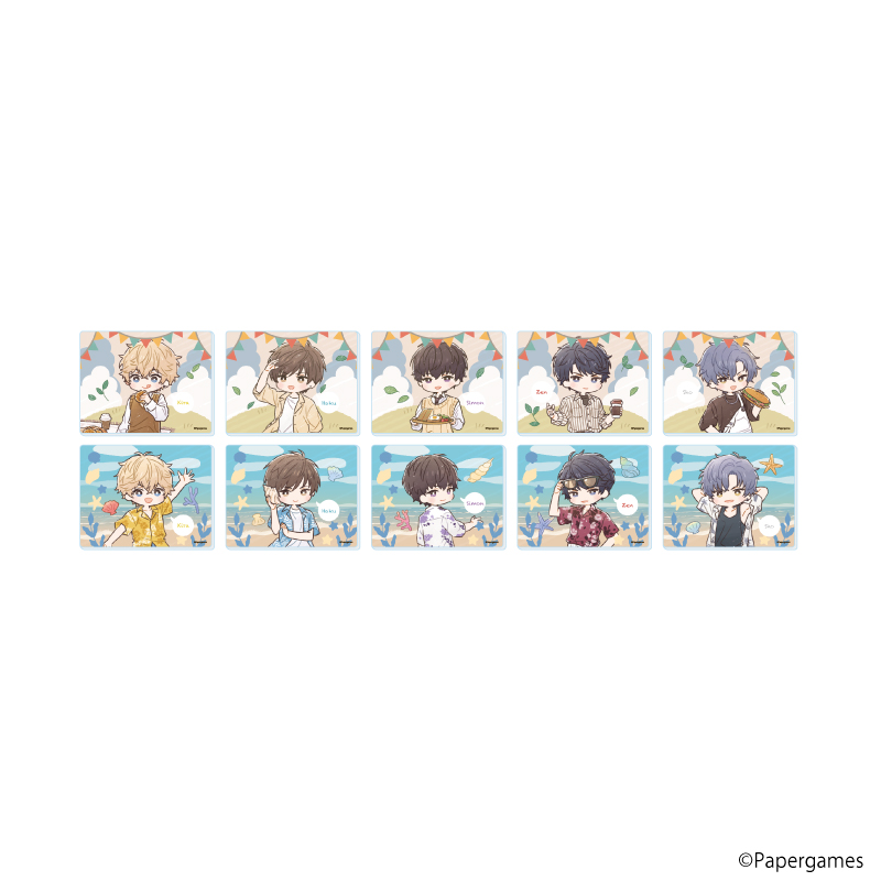 恋とプロデューサー～EVOL×LOVE～_アクリルカード02/セット1 コンプリートセット(全10種)(グラフアートイラスト)【コンプリートセット/10個入り】