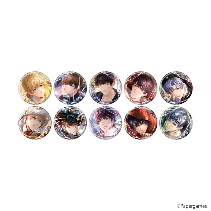恋とプロデューサー～EVOL×LOVE～_缶バッジ31/セット2 コンプリートセット(全10種)(公式イラスト)【コンプリートセット/10個入り】