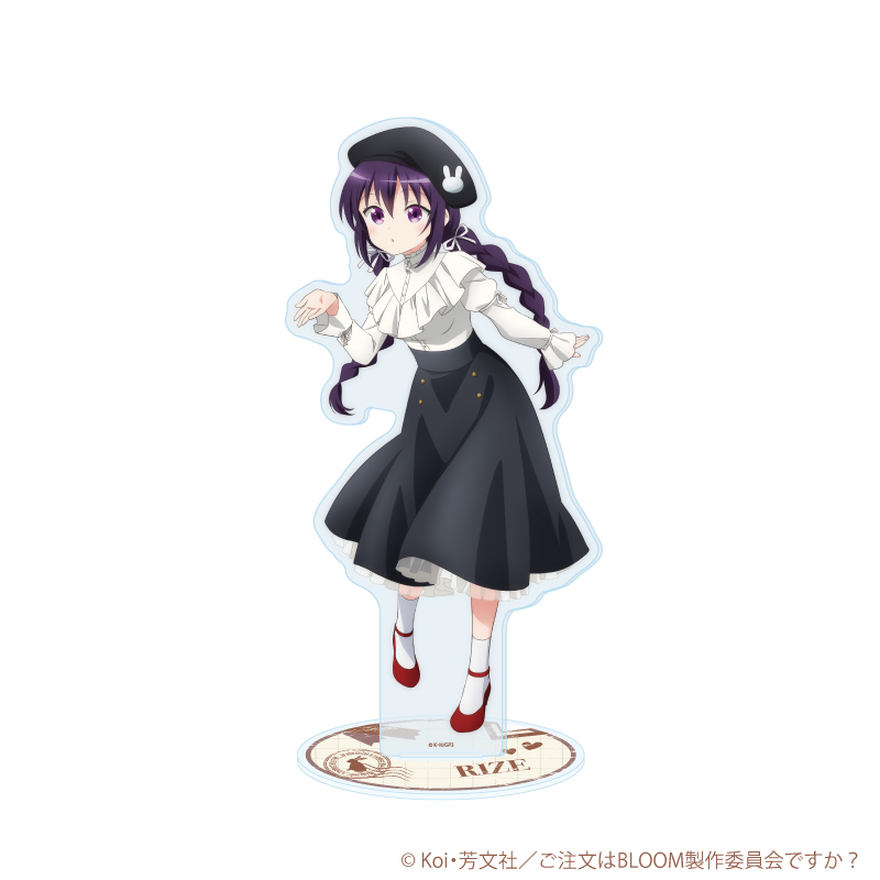 ご注文はうさぎですか？BLOOM_アクリルスタンド27/リゼ ベレー帽ver.(描き下ろしイラスト)