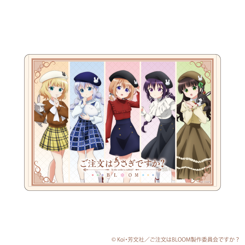 ご注文はうさぎですか？BLOOM_キャラクリアケース02/ベレー帽ver.(描き下ろしイラスト)