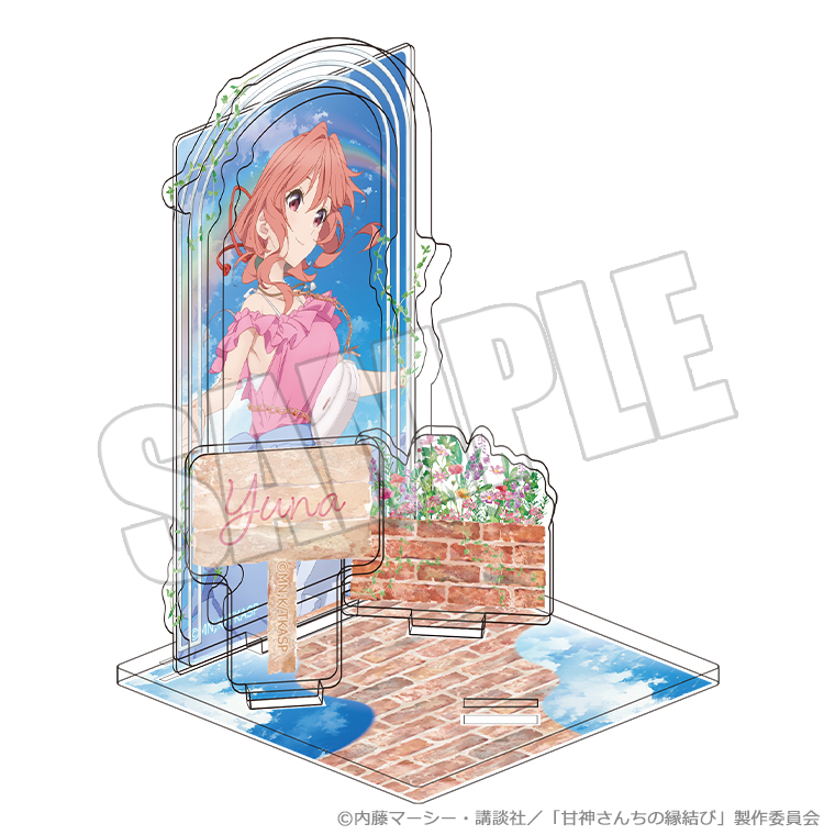 甘神さんちの縁結び_アクリルシート付きジオラマスタンド 雨上がりの青空、夏の入口 夕奈