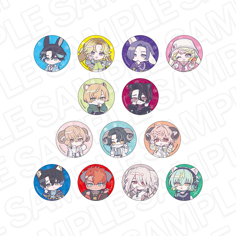 Paradox Live_キラキラカンバッジ(ランダム) B　【コンプリートOPP／13個入り】