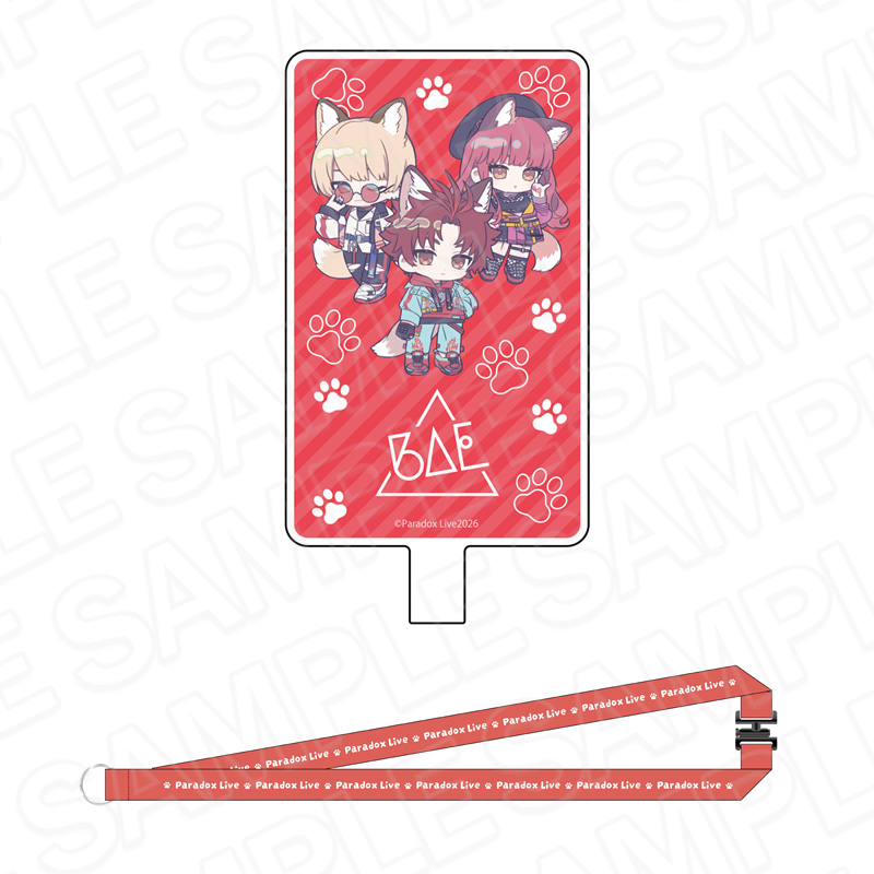 Paradox Live_ネックストラップ付きフォンタブ BAE