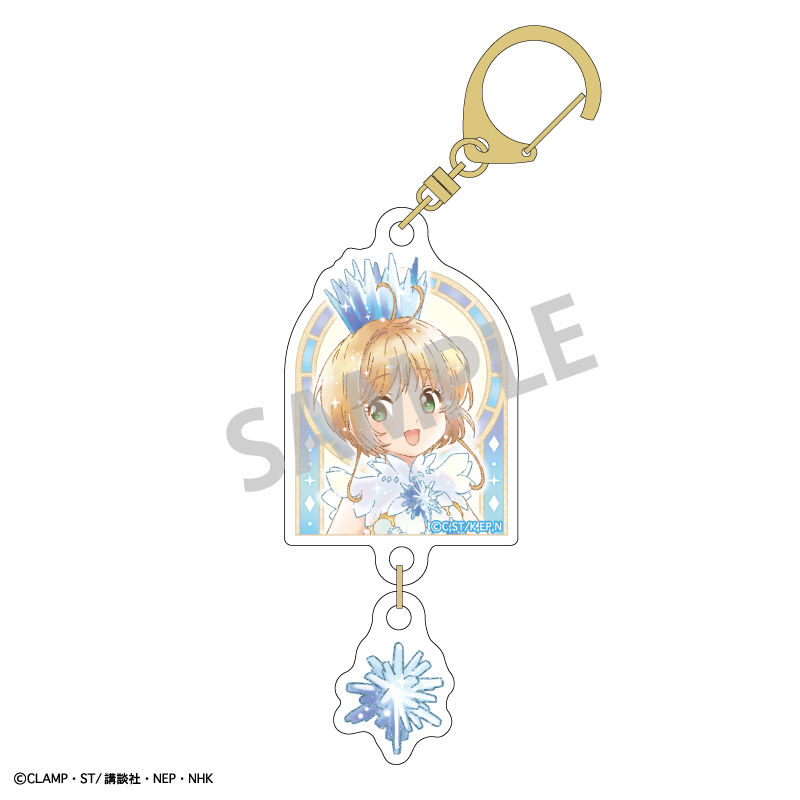 カードキャプターさくら クリアカード編_ダブルパーツアクリルキーホルダー 木之本 桜C/カミアニTOUCH