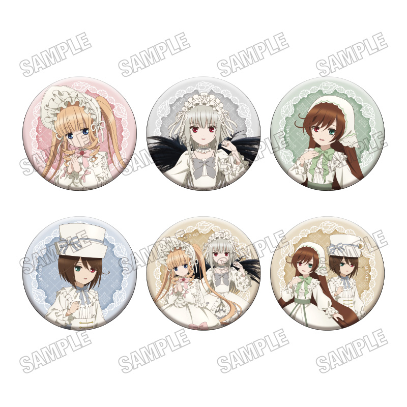 ローゼンメイデン_描き下ろし缶バッジコレクション　【コンプリートBOX／6個入り】