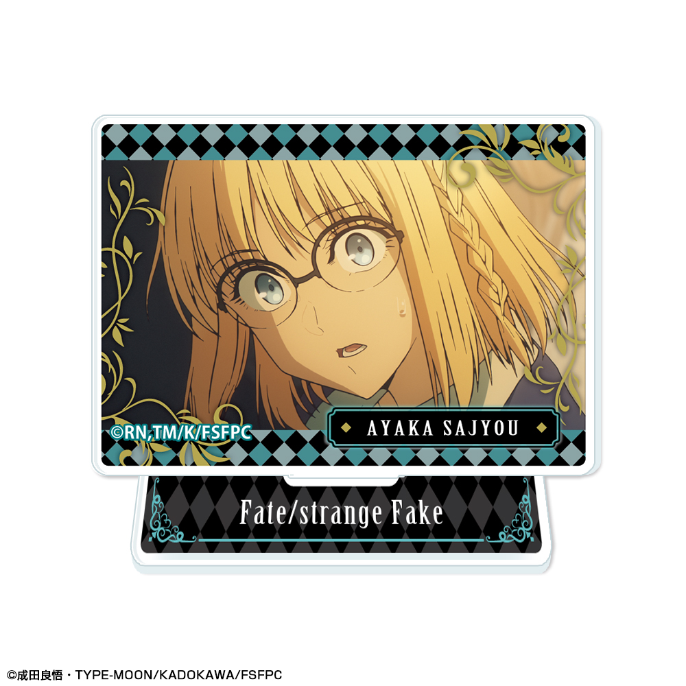 Fate/strange Fake_ミニアクリルスタンド デザイン02(アヤカ・サジョウ/B)