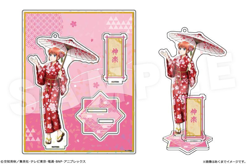 銀魂_ホログラムアクリルフィギュア Ver.雪月風花 02 神楽 | 銀魂公式