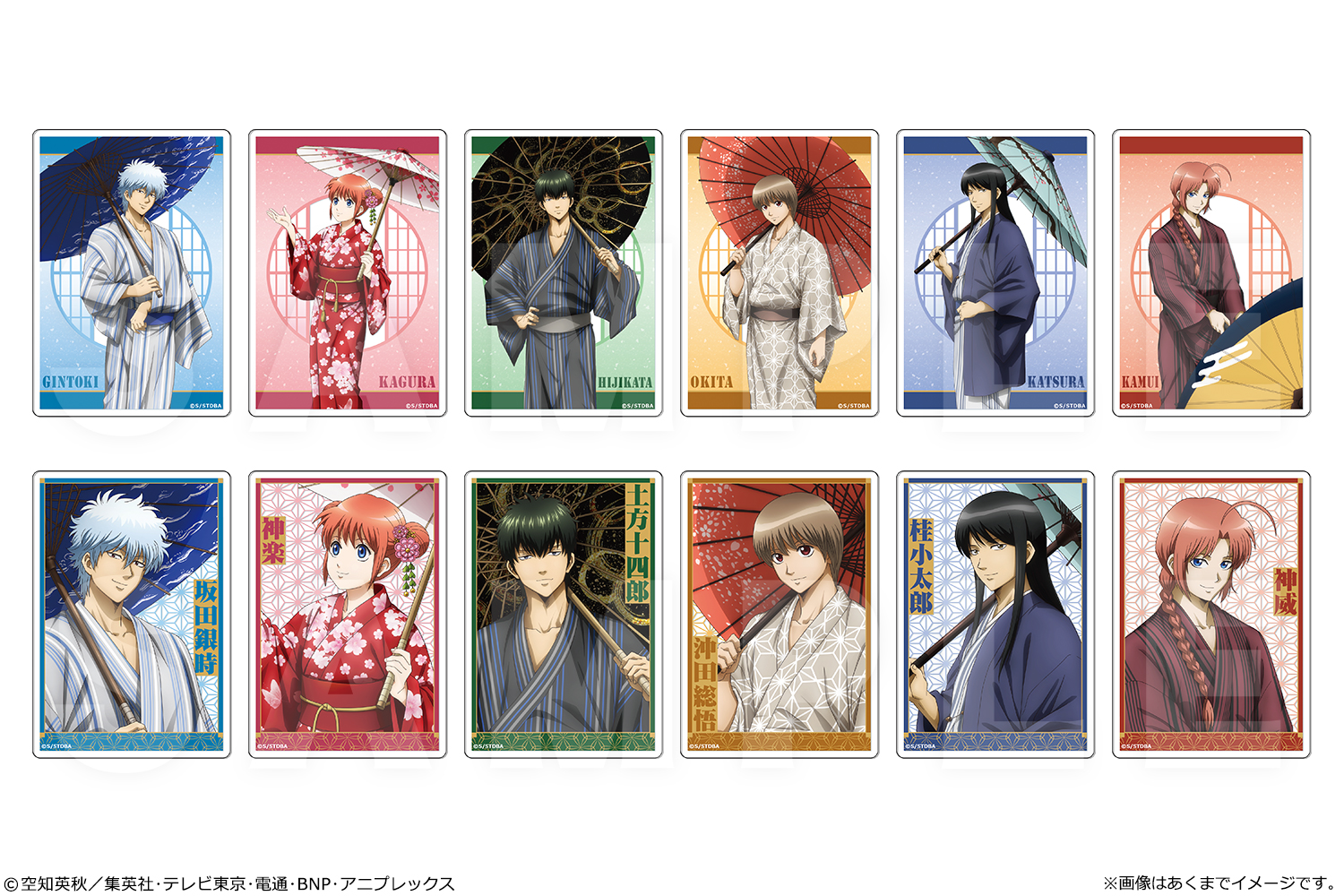 銀魂_トレーディングアクリルカード Ver.雪月風花【BOX／12個入り