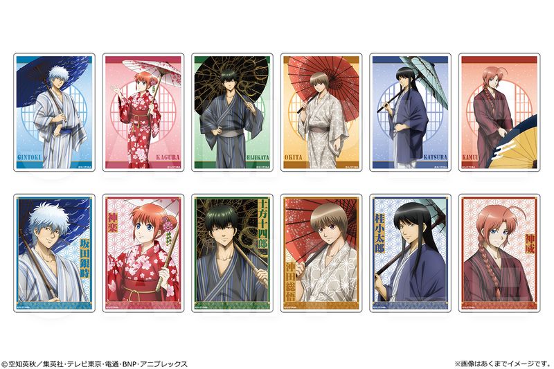 銀魂_トレーディングアクリルカード Ver.雪月風花【BOX／12個入り