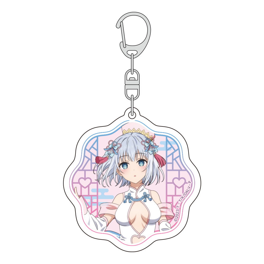 デート・ア・ライブⅤ_描き下ろしアクリルキーホルダー（鳶一折紙／パステルチャイナ）