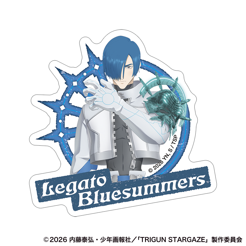 TRIGUN STARGAZE_ステッカー／レガート・ブルーサマーズ