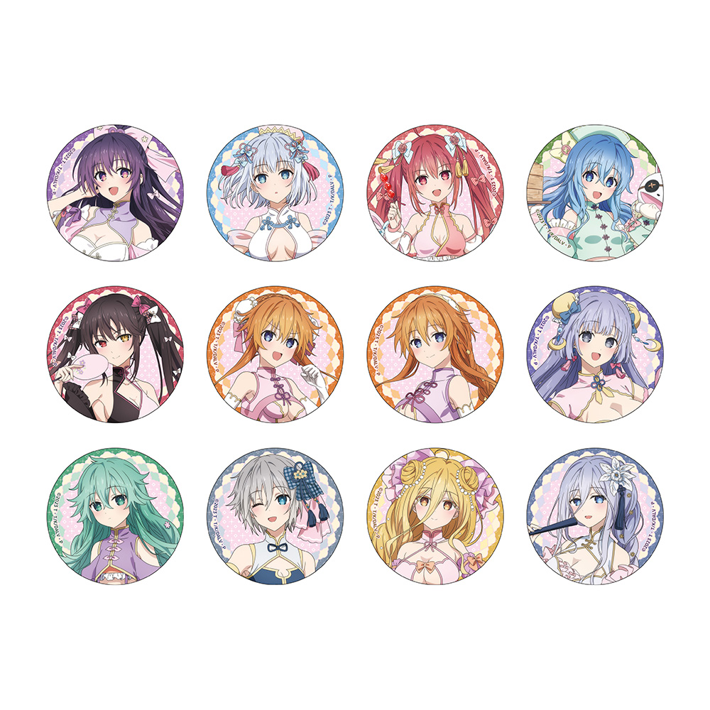 デート・ア・ライブ?_描き下ろしトレーディング缶バッジ（パステルチャイナ） 【BOX／12個入り】