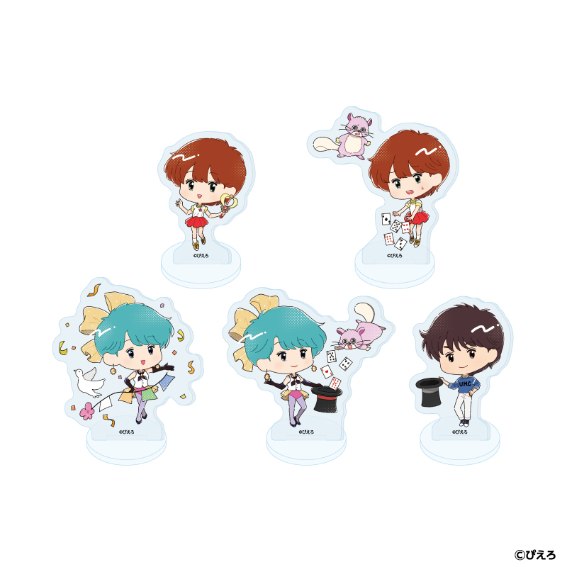 魔法のスターマジカルエミ_アクリルぷちスタンド02/コンプリートセット(全5種)(Candy artイラスト)【コンプリートセット/5個入り】