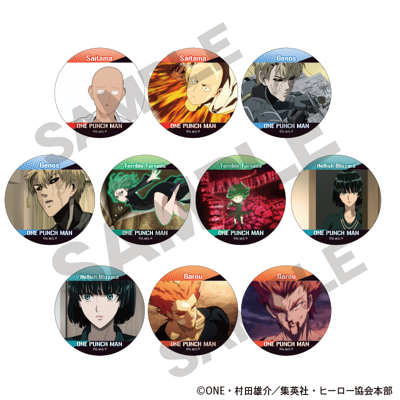 ワンパンマン_トレーディング缶バッジ 【コンプリートBOX／10個入り】