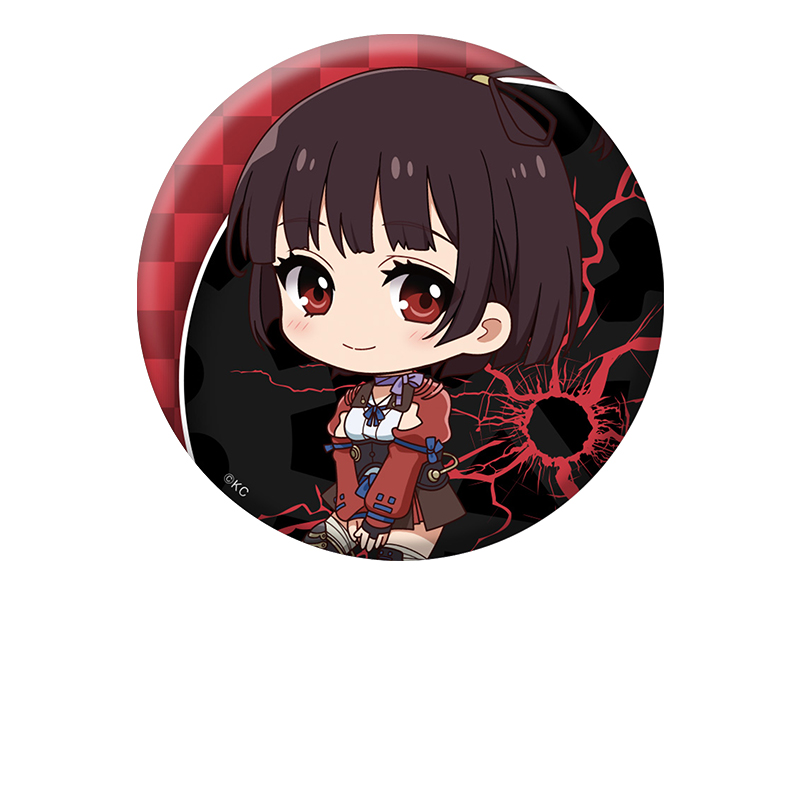 甲鉄城のカバネリ_ぺたん娘缶バッジ 無名