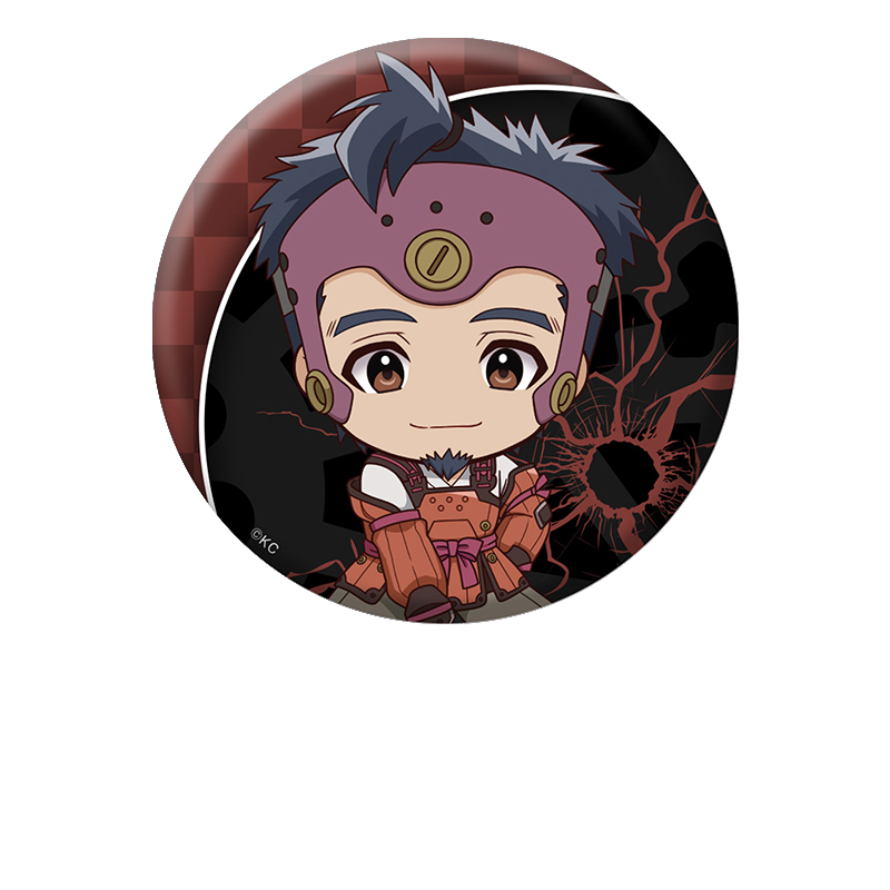 甲鉄城のカバネリ_ぺたん娘缶バッジ 吉備土