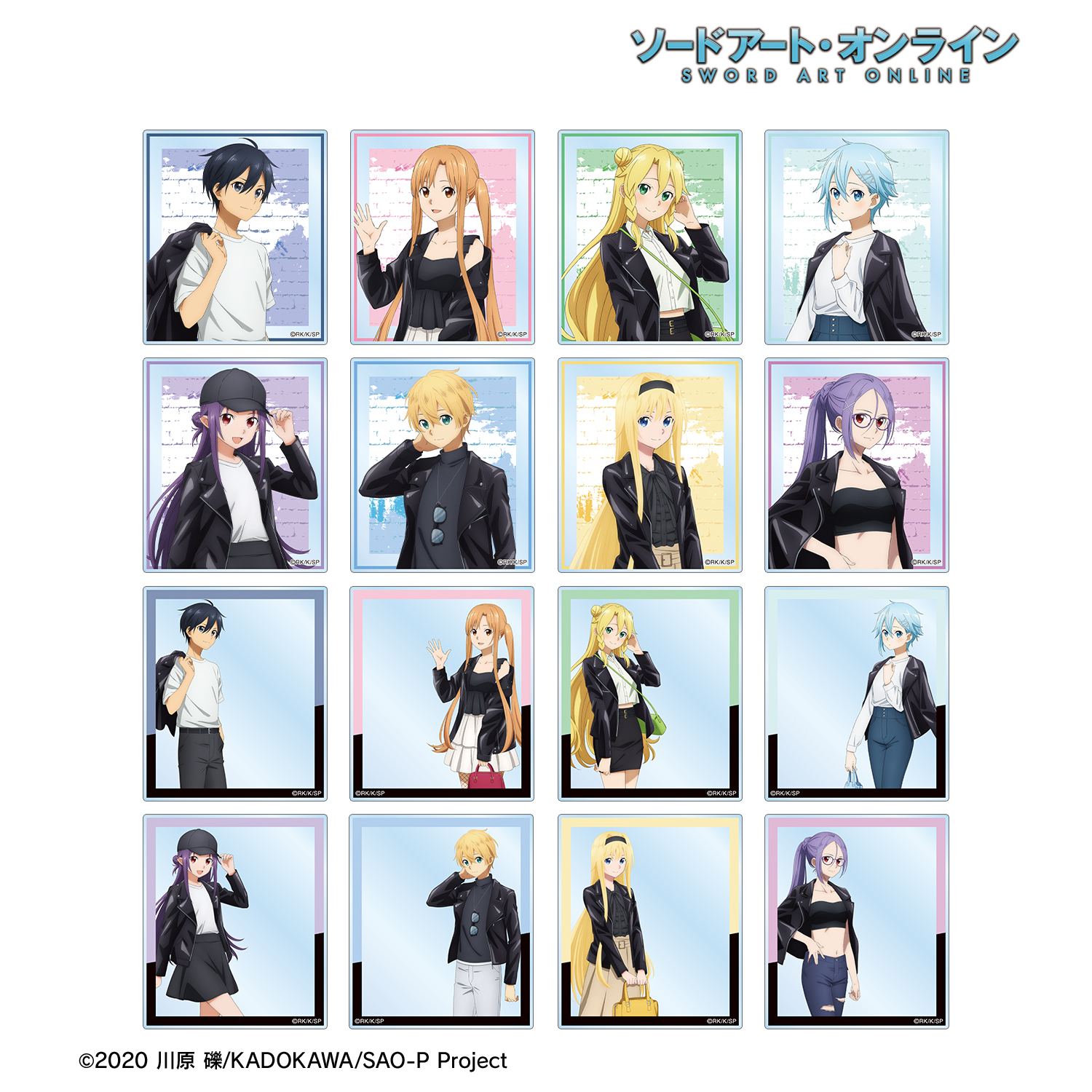 ソードアート・オンライン_描き下ろし ライダースジャケットver. トレーディングアクリルカード(単位/コンプリートBOX)【BOX/16パック入り】