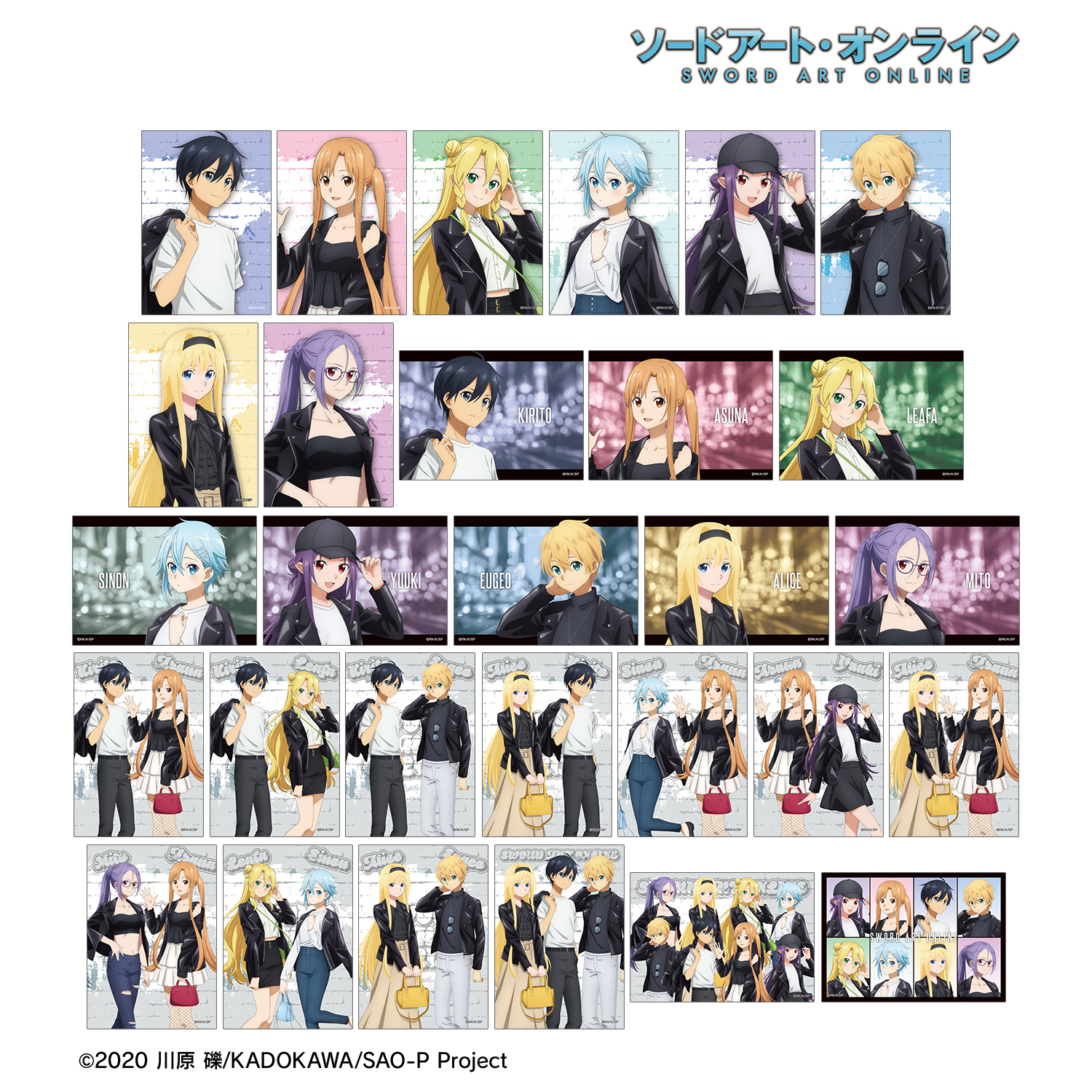 ソードアート・オンライン_描き下ろし ライダースジャケットver. トレーディングブロマイド(単位/コンプリートBOX)【BOX/29パック入り】