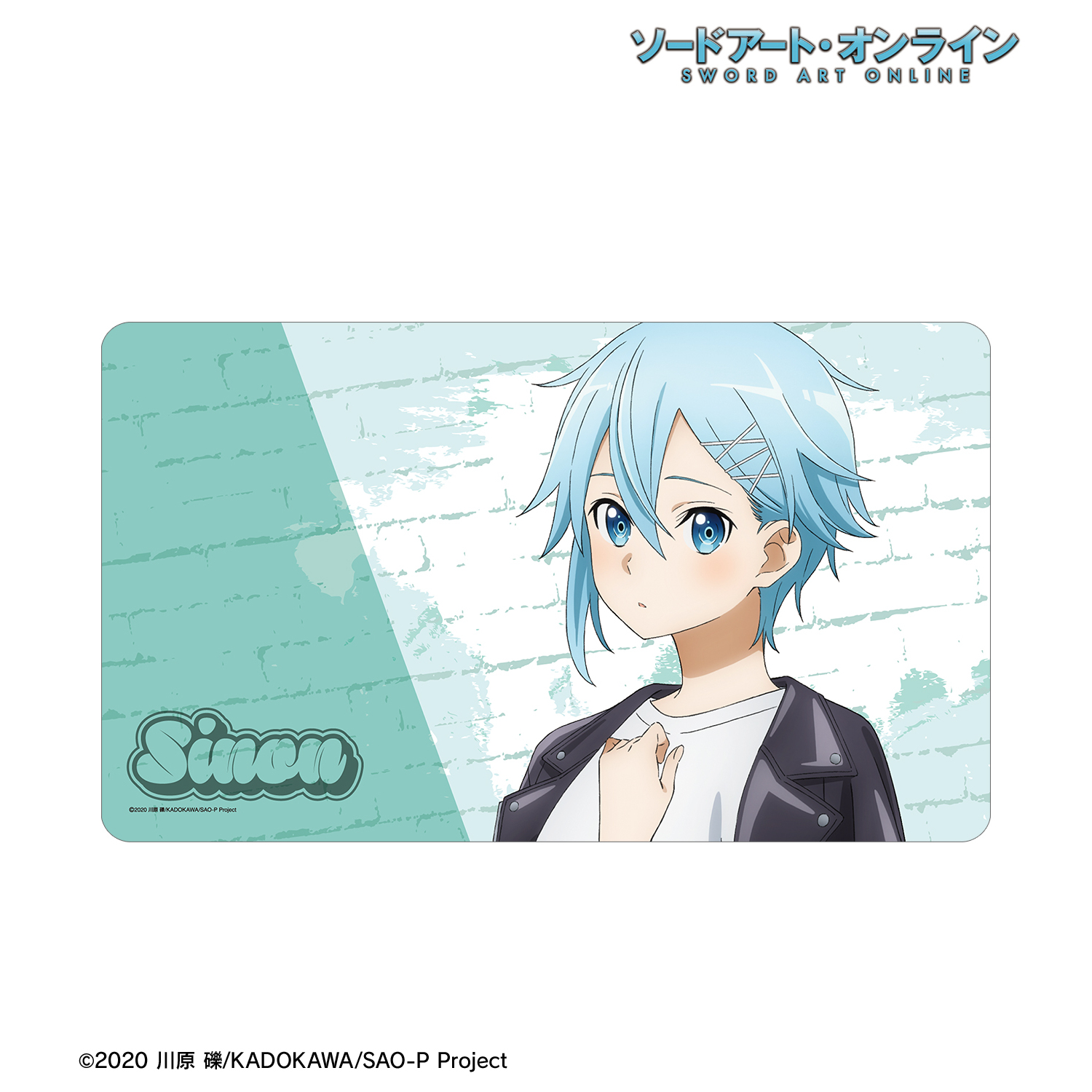 ソードアート・オンライン_描き下ろし シノン ライダースジャケットver. マルチデスクマット