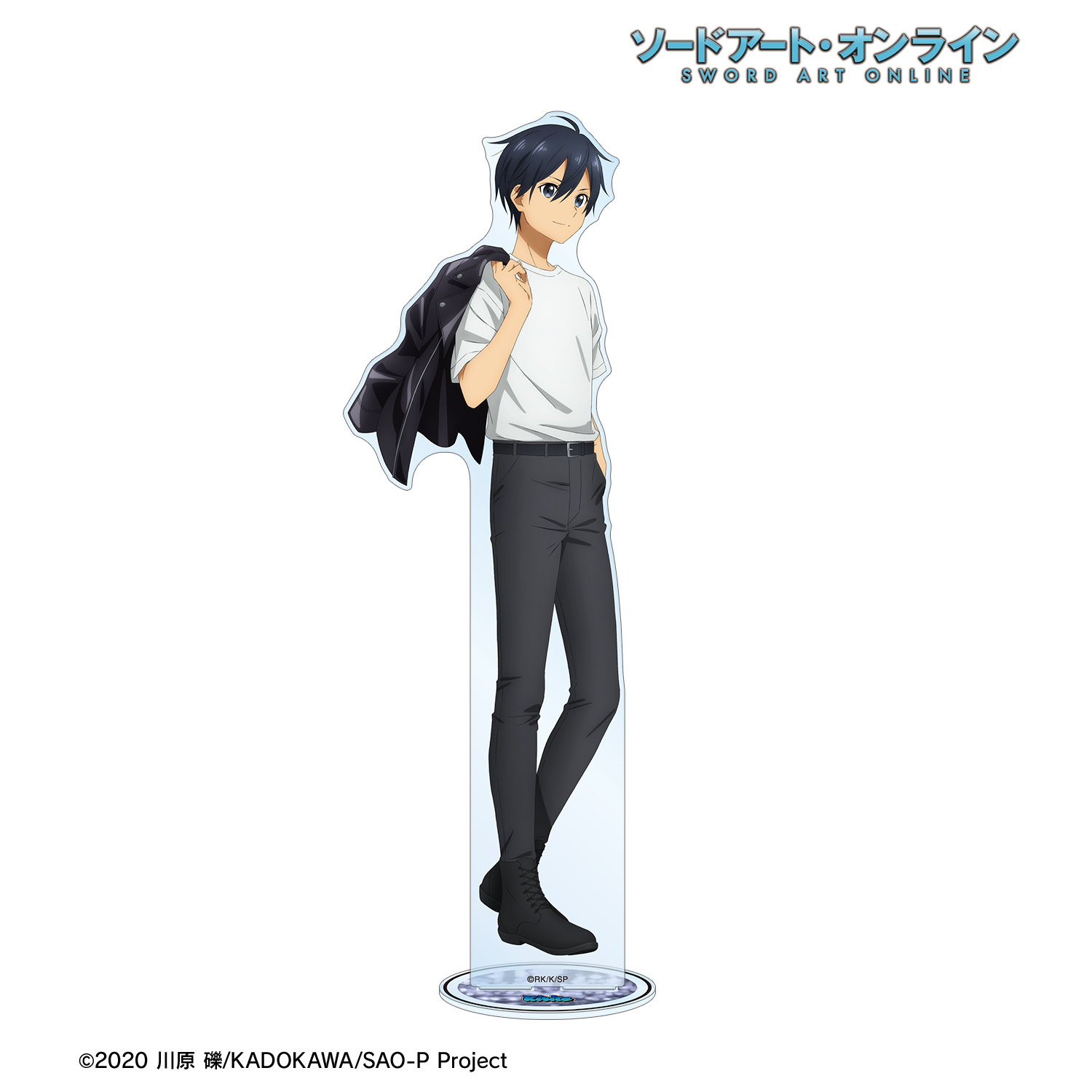 ソードアート・オンライン_描き下ろし キリト ライダースジャケットver. 特大アクリルスタンド